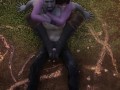 Zombie girl jerking off legs to her zombie boyfriend | cums on boots [3d hentai uncensored]