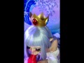 Boosette Sucks Big Red Knotted Dildo