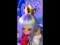 Boosette Sucks Big Red Knotted Dildo