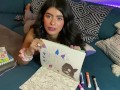ASMR Color with me | BIG Expo Markers soft spoken & whispered FEET