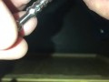 Testing Out My New Gothic Hollow Urethral Sounding Rod Pissing Through It For The First Time Ever