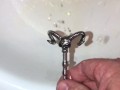Testing Out My New Gothic Hollow Urethral Sounding Rod Pissing Through It For The First Time Ever