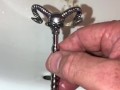 Testing Out My New Gothic Hollow Urethral Sounding Rod Pissing Through It For The First Time Ever