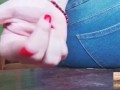 Step-mom Debora tease and do buttcrush to her tiny step son POV -Full video