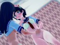 Uiharu Kazari and Saten Ruiko take turns eating pussy. A Certain Scientific Railgun Hentai.