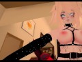 Dommy mommy plays with bitch, VRChat, Lovense, Long distance sex