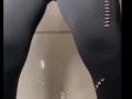 perfect ass and pussy Fitness model in tight leggings showing workout (Jennyfer Queen)