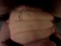 FPOV quickie blow job, cum in mouth