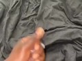 Horny BBC first nut of the day