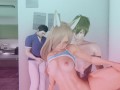 Guy watches his girlfriend being fucked by his best friend | kitchen sex [3d hentai uncensored]