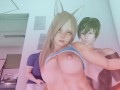 Guy watches his girlfriend being fucked by his best friend | kitchen sex [3d hentai uncensored]