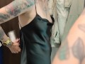 Blowjob in the Store's Fitting Room in exchange for a dress !