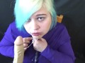 Sloppy Dildo BJ pov FREE PREVIEW spit on collar shirt