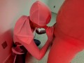 Spider-Gwen Blowjob and Cock Worship