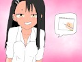 Hayase Nagatoro sex at school cumming in panties