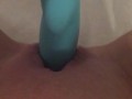 Sneaked into my step sisters room and fucked my pussy with her dildo & panties