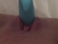 Sneaked into my step sisters room and fucked my pussy with her dildo & panties