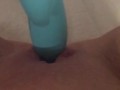 Sneaked into my step sisters room and fucked my pussy with her dildo & panties