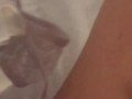 Sneaked into my step sisters room and fucked my pussy with her dildo & panties