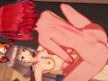 Pyra's big boobs bounce while riding Nia's strapon (Xenoblade Chronicles 2 Hentai)