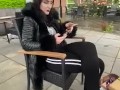 Smoking and talking crap- British accent
