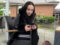 Smoking and talking crap- British accent