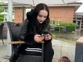 Smoking and talking crap- British accent