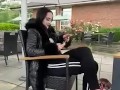 Smoking and talking crap- British accent