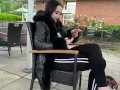 Smoking and talking crap- British accent