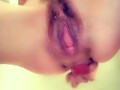 Sloppy hairy holes gape and prolapse 