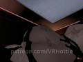 Tattooed Brunette Lingerie Face Sitting Fat Ass Blue Eyes Grinding Fuck Lace Slut POV Lap Dance 3D