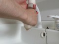 洗面所でコンドームに水を入れたら破裂した