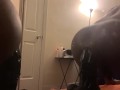 Mr. Hankey L Seahorse Dildo! Straight black man rides huge monster toy for 1st time!