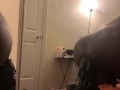 Mr. Hankey L Seahorse Dildo! Straight black man rides huge monster toy for 1st time!