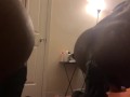 Mr. Hankey L Seahorse Dildo! Straight black man rides huge monster toy for 1st time!