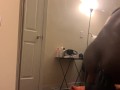 Mr. Hankey L Seahorse Dildo! Straight black man rides huge monster toy for 1st time!