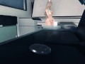 furry timekeeper masturbates at work in the office [3d hentai uncensored]