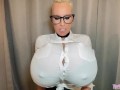 Tied up with ropes by intruder with breast expansion pills! PREVIEW