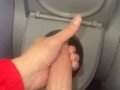 First time on a plane so I had to beat my dickk 
