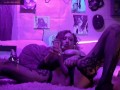 Kitty on live cams performing in front of two fans