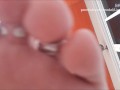 POV FOOT WORSIP Sniff flip flops, take of her socks with your teeth & lick her feet - Liana Serpenta