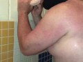 Fantasy-Wish my wife would join me in this public shower Sucking & Fucking Ass to Mouth with Dildos 