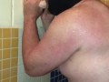 Fantasy-Wish my wife would join me in this public shower Sucking & Fucking Ass to Mouth with Dildos 