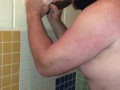 Fantasy-Wish my wife would join me in this public shower Sucking & Fucking Ass to Mouth with Dildos 