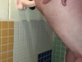 Fantasy-Wish my wife would join me in this public shower Sucking & Fucking Ass to Mouth with Dildos 