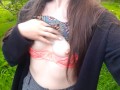 Having fun in the botanical garden