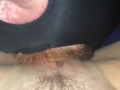 POV Oral Sex on each other leads to him cumming in her mouth while in the back seat of their suv