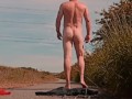 Strip on a cycle track
