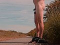 Strip on a cycle track