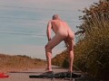 Strip on a cycle track